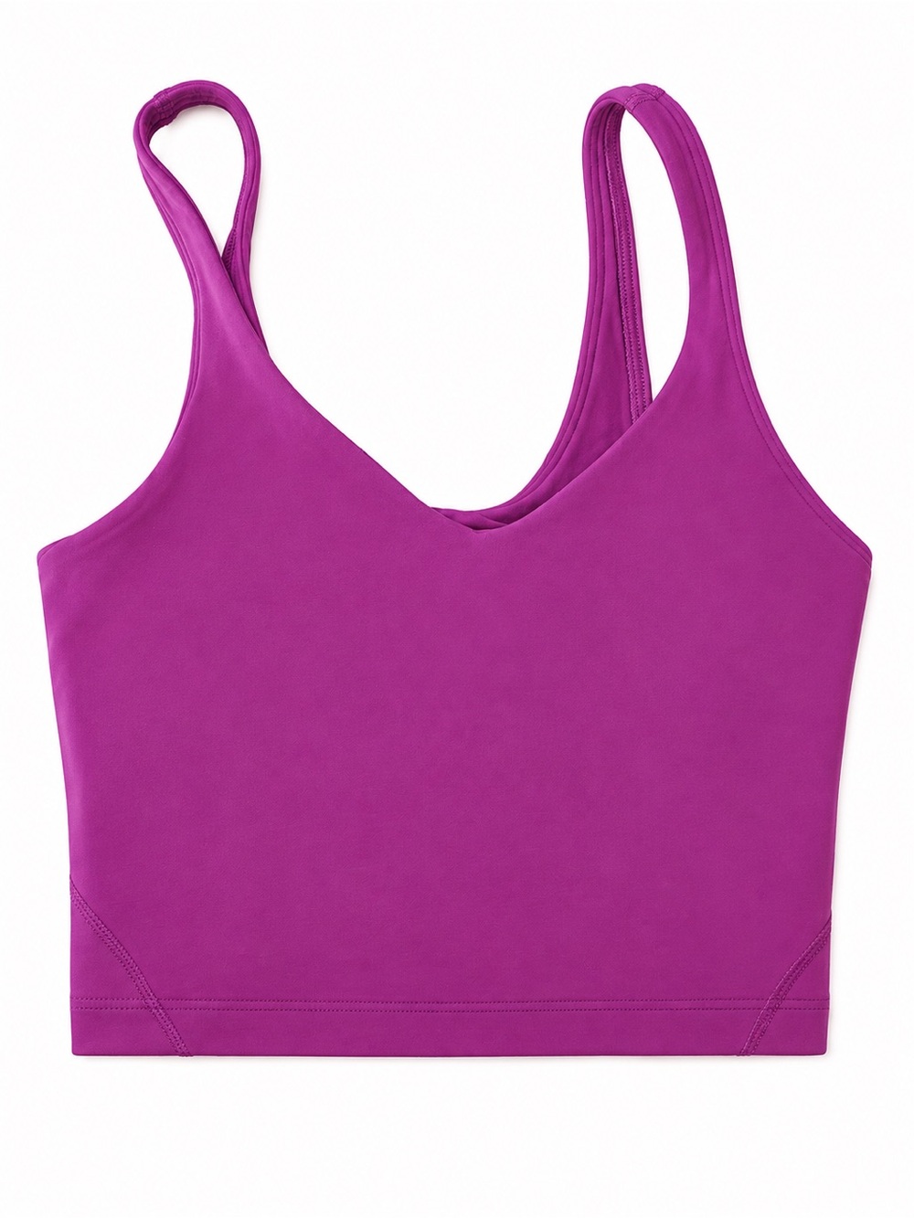 lululemon athletica Magenta V-Neck Crop Bralette